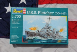 Revell 05127  U.S.S.Fletcher DD-445 US Navy Destroyer WWII